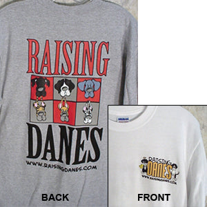 Raising Danes "The Color Chart" Short Sleeve T-Shirts
